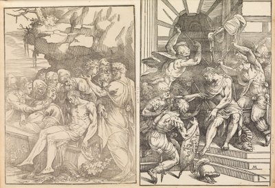 Siralom a halott Krisztus felett, Krisztust megtámadják a katonák, kb. 1556-57. alkotó: Andrea Schiavone