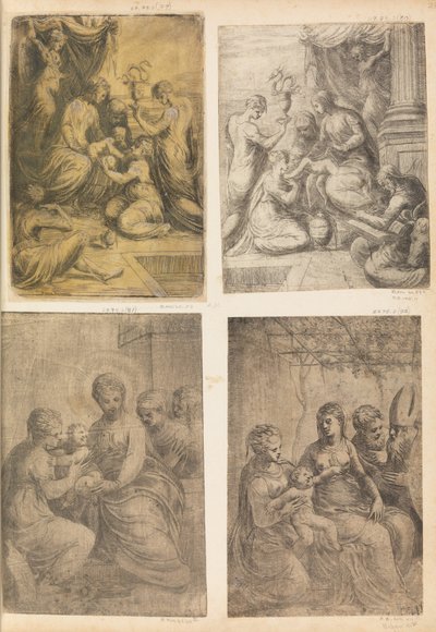 Madonna szentekkel, kb. 1548-52. alkotó: Andrea Schiavone