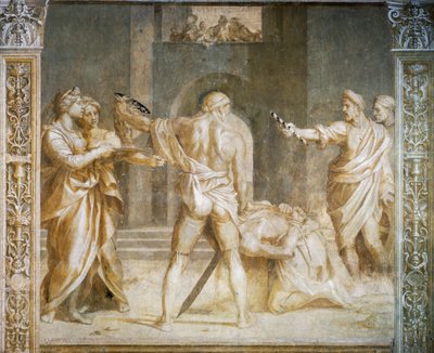 A keresztelő lefejezése alkotó: Andrea del Sarto