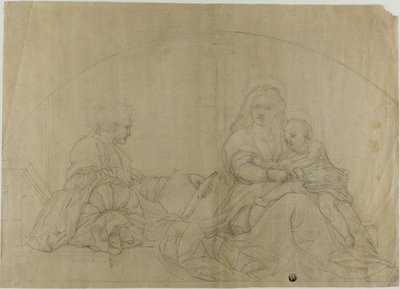 Madonna del Sacco alkotó: Andrea del Sarto