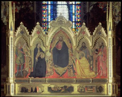A Strozzi oltárkép, 1357 (panel) (a részletekért lásd: 75592-6) alkotó: Andrea di Cione Orcagna
