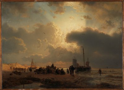 Tengerpart Scheveningen közelében alkotó: Andreas Achenbach