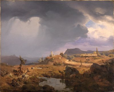 Norvég táj alkotó: Andreas Achenbach