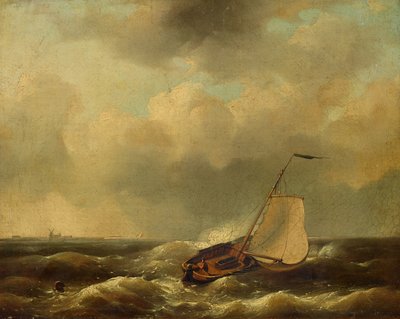 Tengerparti táj alkotó: Andreas Achenbach