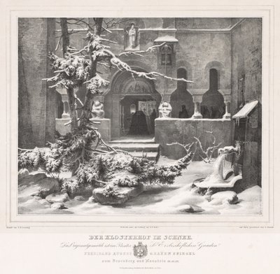 Templomkert hóval alkotó: Andreas Borum