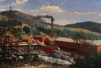 Embretsfoss gyár alkotó: Andreas Disen