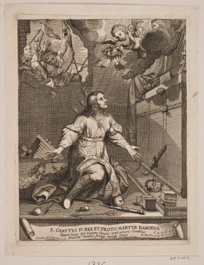 Kánú a szent, vértanúságot szenved alkotó: Andreas Reinhardt