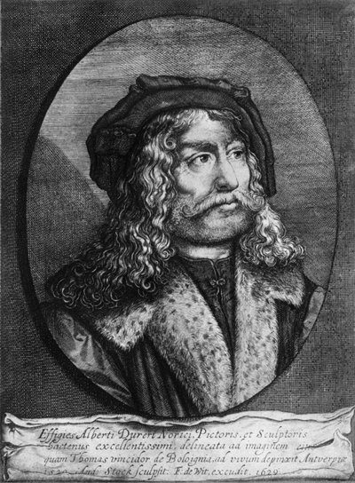 Albrecht Durer portréja, 1629, 1936 alkotó: Andreas Stock
