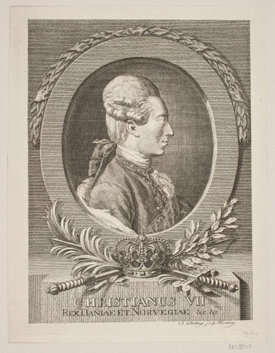 Keresztény VII alkotó: Andreas Støttrup