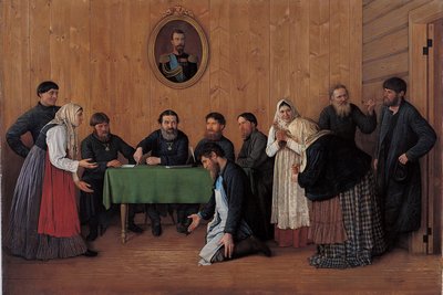 A megbékélés, 1898 alkotó: Andrei Antipovich Rumyantsev