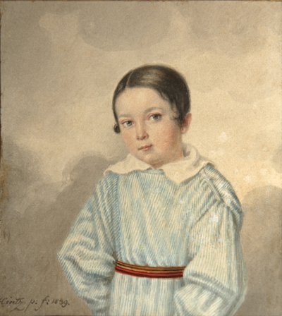 N. M. Schwarz portréja, 1839 alkotó: Andrei Joseph Hintz