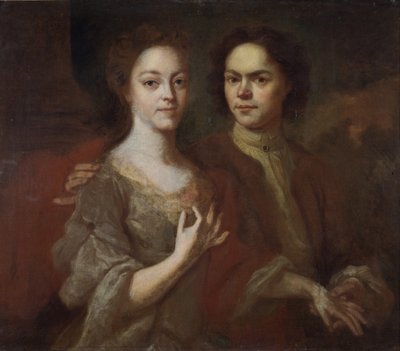 Önarckép a feleséggel, c. 1729 alkotó: Andrei Matveyevich Matveyev