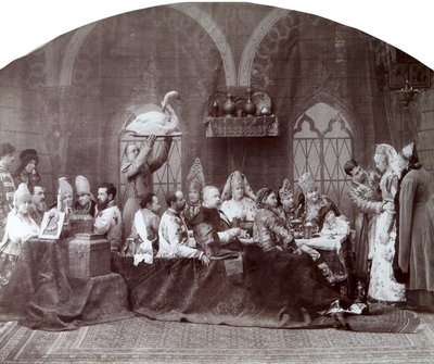 Boyars nemesek esküvője, Oroszország, 1883-c1884 alkotó: Andrei Osipovich Karelin