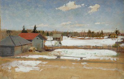 Tumenyev birtoka, 1890-95 körül alkotó: Andrei Petrovich Ryabushkin