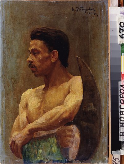 Egy újonc. Andrej Petrovics Rjabuskin (Rjabutcskin) (1861-1904) festménye, olaj, vászon alkotó: Andrei Petrovich Ryabushkin