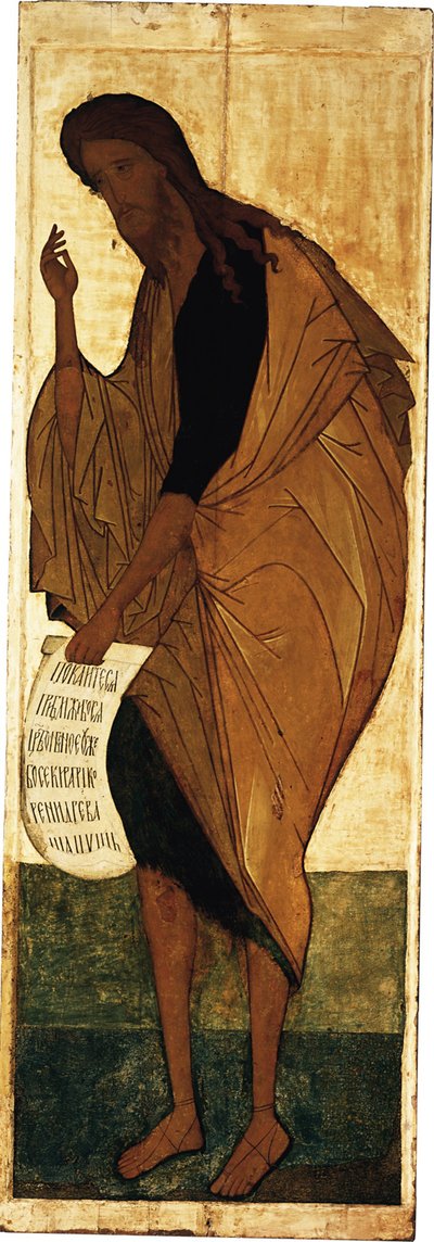 Keresztelő Szent János, 1408 körül alkotó: Andrei Rublev