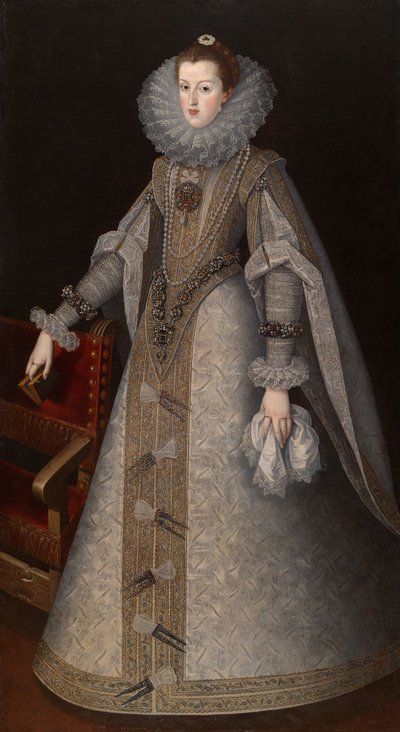 Ausztriai Margit, Spanyolország királynője, 1610 körül (olaj, vászon) alkotó: Andres Lopez Polanco