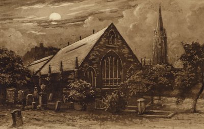 Edinburgh: Greyfriars Church (litho) alkotó: Andrew Allan