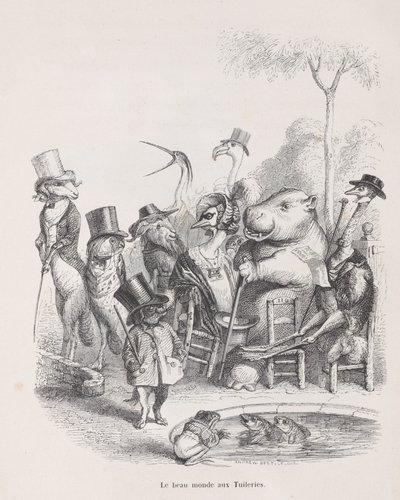 A Tuileriák szép világa a magán- és közélet jeleneteiből o..., kb. 1837-47. alkotó: Andrew Best Leloir