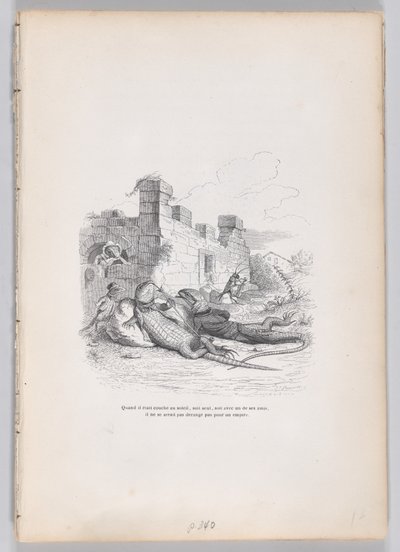 Amikor aludt a napon... a Jelenetek a ... magán- és közéletéből, kb. 1837-47. alkotó: Andrew Best Leloir