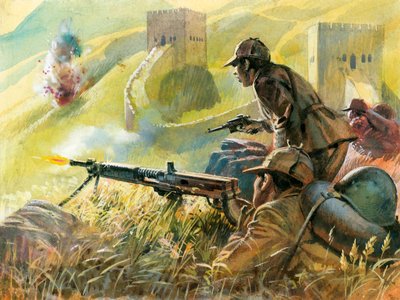 Harc a Kínai Nagy Fal mellett alkotó: Andrew Howat