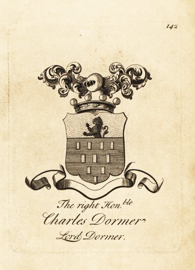 Tisztelt Charles Dormer, Lord Dormer, 5. Dormer báró címere alkotó: Andrew Johnston