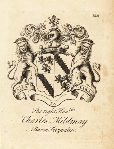 Mildmay Károly jobboldal címere alkotó: Andrew Johnston
