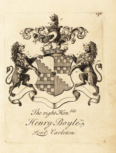 Henry Boyle jobboldal címere, Lord Carleton alkotó: Andrew Johnston