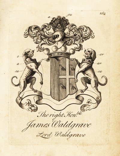 James Waldgrave jobboldal címere, Lord Waldgrave alkotó: Andrew Johnston