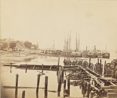City Point, Virginia, 1861-1865 körül (albumnyomat) alkotó: Andrew Joseph Russell