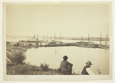 Coal Wharf, Alexandria, Virginia alkotó: Andrew Joseph Russell