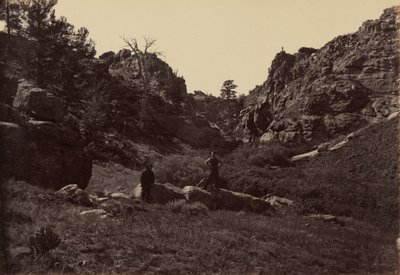 Tábla 10. Ördögkapu, Dale Creek Canon,1869 (fotó) alkotó: Andrew Joseph Russell