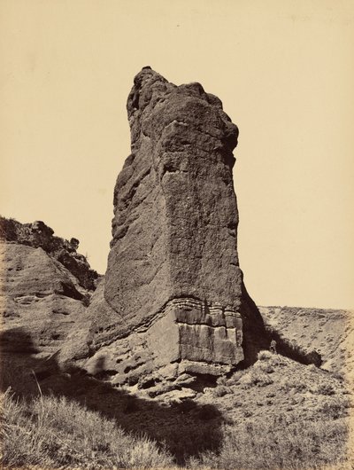 31. tábla. Monument Rock, Echo Canon torkolat, 1869 (fotó) alkotó: Andrew Joseph Russell