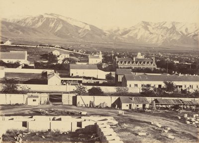 45. tábla. Salt Lake City, a Tabernacle tetejéről, 1869 (fotó) alkotó: Andrew Joseph Russell
