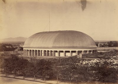 50. tábla. Nagy mormon templom,1869 (fotó) alkotó: Andrew Joseph Russell