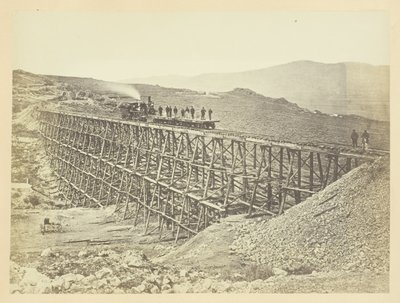 Restle Work, Promontory Point, Salt Lake Valley alkotó: Andrew Joseph Russell