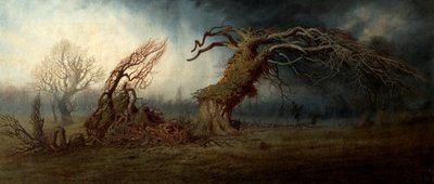 A felrobbantott fa alkotó: Andrew MacCallum