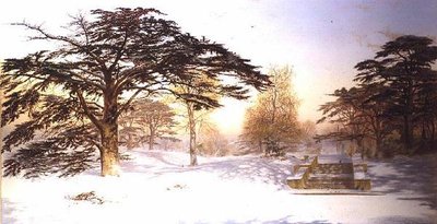 Taposatlan hó három mérföldön belül Charing Crosstól; Holland Park alkotó: Andrew MacCallum