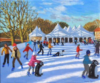 Ragyogó reggel, Hampton Court Palace jégpálya, London, 2018, alkotó: Andrew Macara