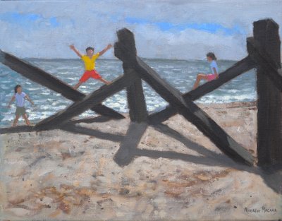 Régi móló, 2010 (olaj, vászon) alkotó: Andrew Macara