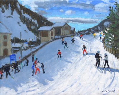 Síelés Selva Val Gardenába, 2016, alkotó: Andrew Macara