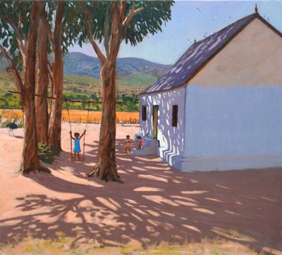 A hinta, Klein (kicsi) Karoo, Dél-Afrika, 2000 (olaj, vászon) alkotó: Andrew Macara