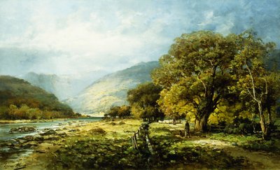 Séta a folyó mentén, alkotó: Andrew Melrose