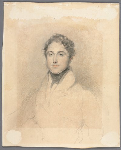 Férfi portré, 1828. alkotó: Andrew Morton
