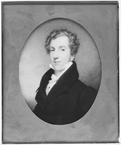 Férfi portré, 1828. alkotó: Andrew Robertson