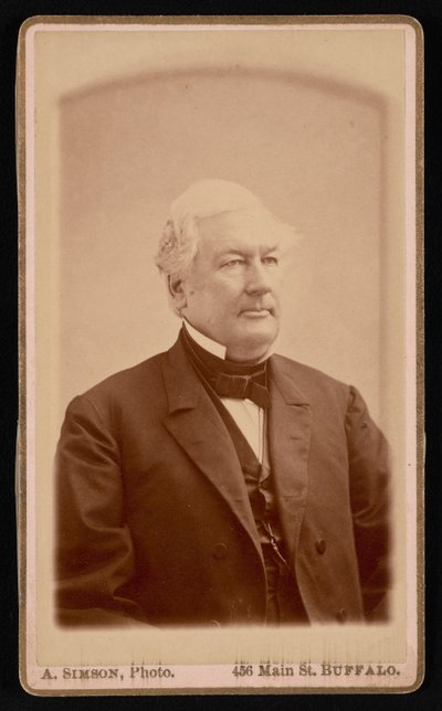 Millard Fillmore portréja 1800-1874, 1874 előtt. alkotó: Andrew Simson