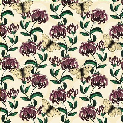 Honeysuckle felhős Apollo-fénnyel, 2017 (akvarell, tus, digitális) alkotó: Andrew Watson