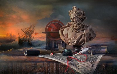 Tengeri tanulmány: Viharos tengerek alkotó: Andrey Morozov