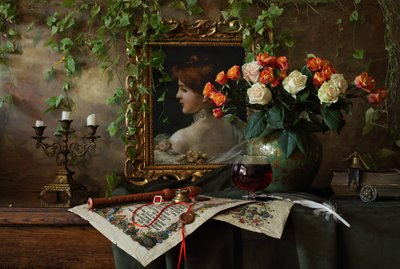 Romantikus csendélet-portré alkotó: Andrey Morozov