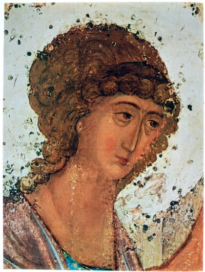 „The Trinity of Rublev”, részlet, c1411 alkotó: Andrey Rublyov